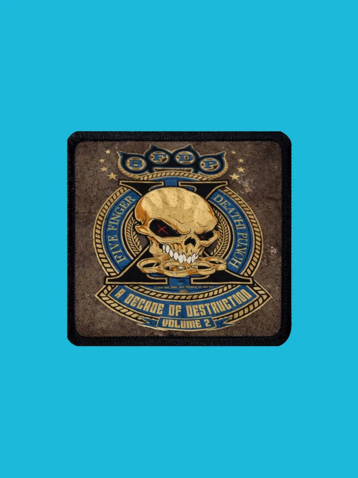 Patch Five Finger Death Punch - A Decade Of Destruction (Vol. 2) - Imprimé - Carré de 7,5 x 7,5 cm